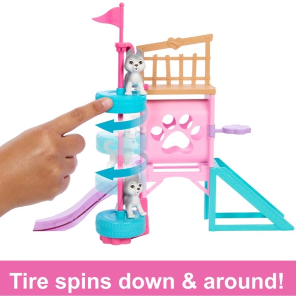 Barbie Stacie to the rescue puppy playground play set - Picture 3 of 6